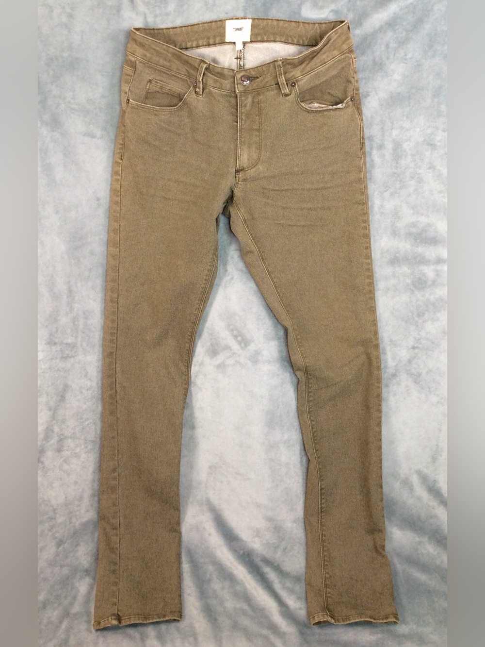 Obey Propaganda women’s skinny jeans olive green